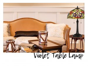 violets tiffany lamp Violets Table Lamp