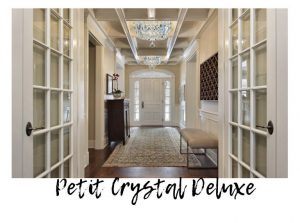crystal flush mount petit crystal deluxe