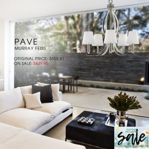 polished nickel chandelier with crystal inlay F2967-5PN