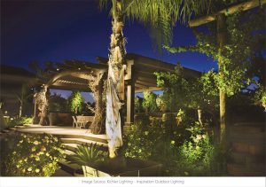 patio lighting kichler lighting application shot